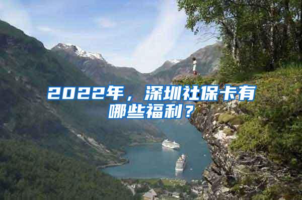 2022年，深圳社保卡有哪些福利？