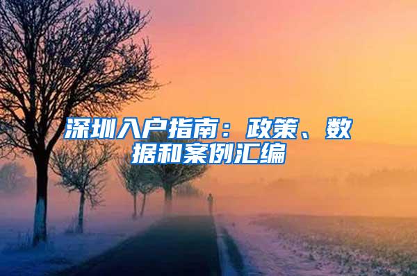 深圳入户指南：政策、数据和案例汇编