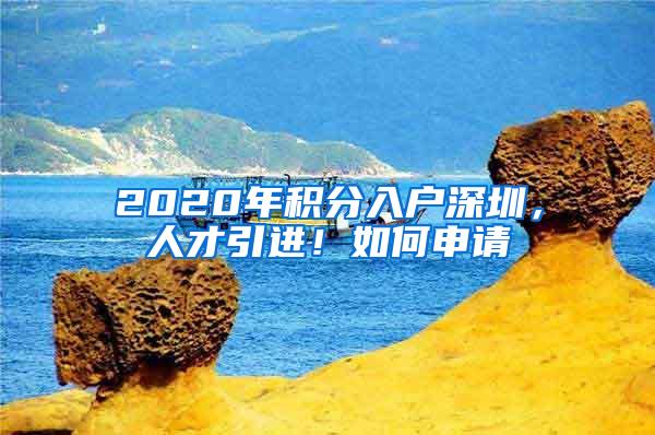 2020年积分入户深圳，人才引进！如何申请