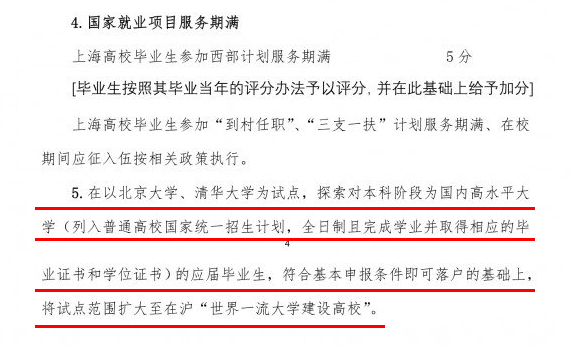 突发！上海人才新政，这4个大学毕业生可直接落户