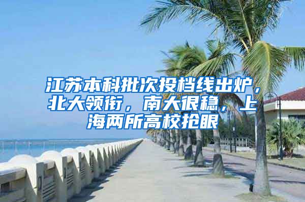 江苏本科批次投档线出炉，北大领衔，南大很稳，上海两所高校抢眼