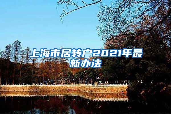 上海市居转户2021年最新办法