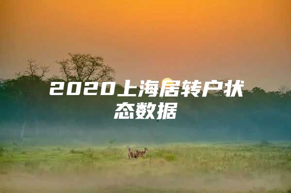 2020上海居转户状态数据