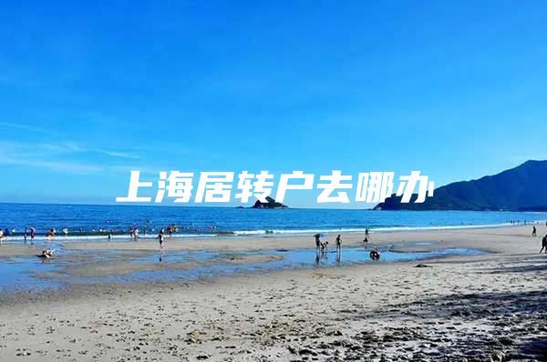 上海居转户去哪办