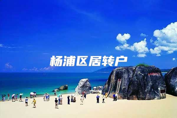 杨浦区居转户